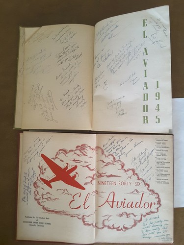 1945 & 1946 Excelsior Union High School Norwalk California EL AVIADOR Yearbooks - Picture 2 of 11