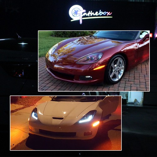 Amber Full LED Side Marker Indicator Lights For 2005-2013 Chevrolet Corvette C6 - Picture 9 of 9