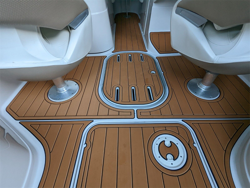 2005 Four Winns Horizon 230 Swim Platform Cockpit Boat EVA Foam Teak Floor Pad - Picture 5 of 21