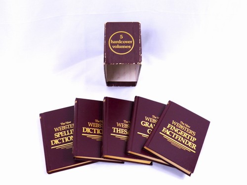 The New Websters Deluxe Desk Library, 5 volumes, 1986 edition - Picture 2 of 4