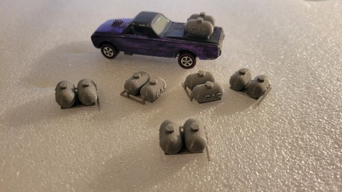 Custom, Small Propane Gas Tanks 1/64 scale 3D printed. 6 items. - Picture 4 of 5
