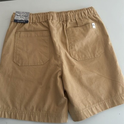 Tommy Bahama Kids Mix & Match Beige Tan Khaki Shorts waistband Size M (7/8) - Picture 2 of 8
