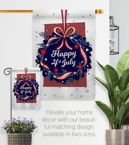 Happy 4th of July House Flag - Eagle Set Patriotic Fourth Independence Day Fi... - Picture 8 of 10