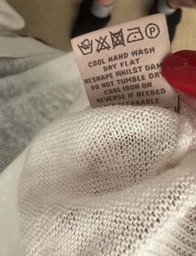 Fenn Wright Manson White 100% Linen Jumper Top Beach Cover Up UK 18 / 20 - Picture 7 of 7