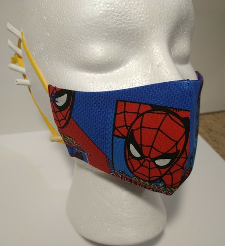 Spider-Man Kids Facemask Washable Adjustable/Niños Mascara Spider-Man - Picture 1 of 9