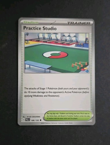 Pokemon Paldea Evolved 186/193 Practice Studio - Picture 1 of 2