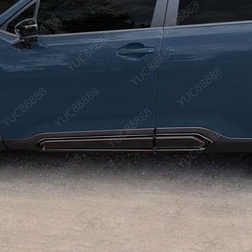 Se adapta a Subaru Forester 2025-2026 negro brillante falda lateral cuerpo adornos tira - Imagen 7 de 8