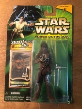 STAR WARS Figure Chewbacca Millennium Falcon Mechanic Jedi Force File 2000 NEW