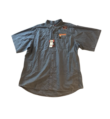 Neu mit Etikett Wrangler Riggs Workwear kurzärmliges Herrenhemd Größe 3XT
