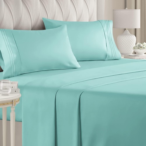 4 Piece Sheet Set, Hotel Luxury Soft & Wrinkle Free Bed Sheets by CGK Linens - Picture 53 of 61