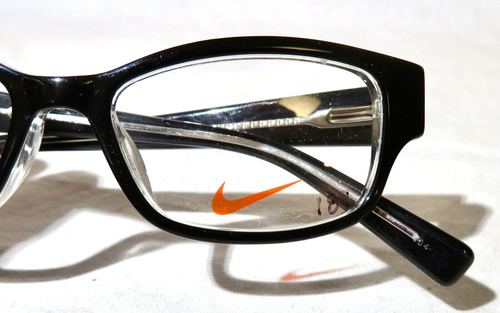 Nike 5527 NEW Eyewear, Black plastic 46-15-130 small kids eyeglass frame - Picture 6 of 10