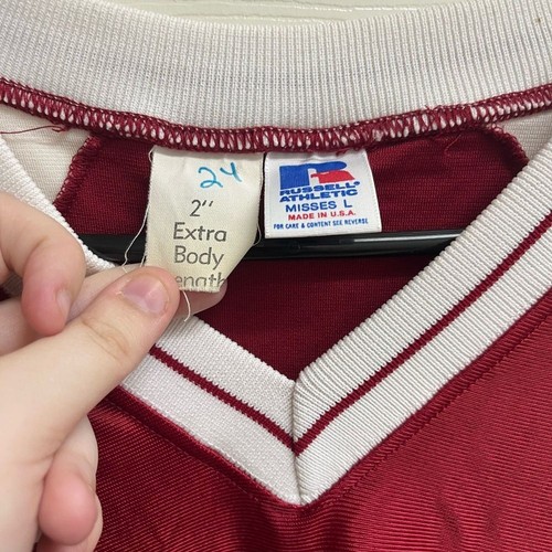 VTG 1993 University of Alabama Crimson Tide Women’s Nylon Jersey Pullover SZ L - Picture 3 of 5