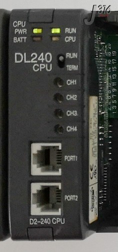 19794 AUTOMATION DIRECT DL240 CPU PROGMABLE LOGIC CONTROLLER D2-240 - Picture 1 of 7