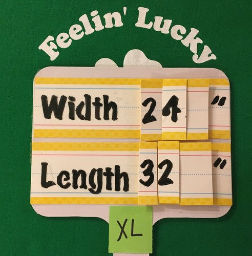Feelin' Lucky? T Shirt Adult Sizes Green Shamrock Long Sleeve 100% Cotton NOS - Picture 12 of 12