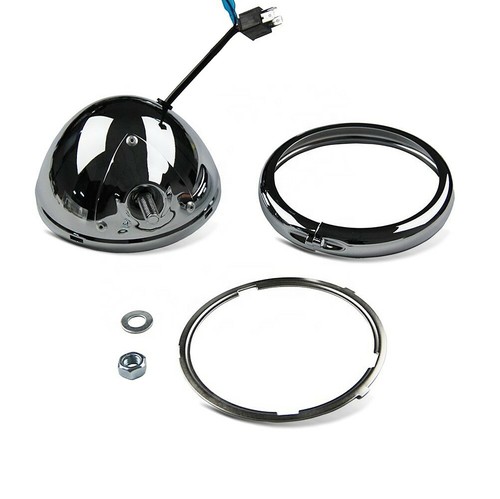 Carcasa del faro LED 5,75" Kit para Indian Scout / Bobber Twenty cromo - Imagen 3 de 3