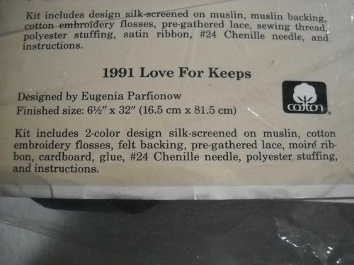 Kit ricamo Creative Circle Love For Keeps #1991 - Foto 4 di 4