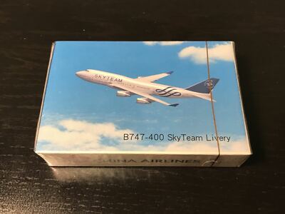 China Airlines | Airline Issued Playing Cards B747-400 (SkyTeam Livery)