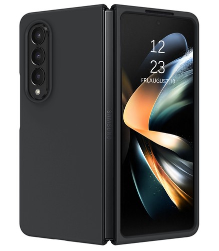Per Samsung Galaxy Z Fold4 5G custodia antiurto resistente in fibra nera US - Foto 8 di 9