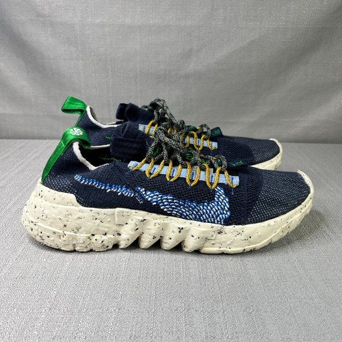 Nike Space Hippie 01 Mens 9.5 Blue Mesh Foam Running Jogging Shoe - Picture 2 of 8