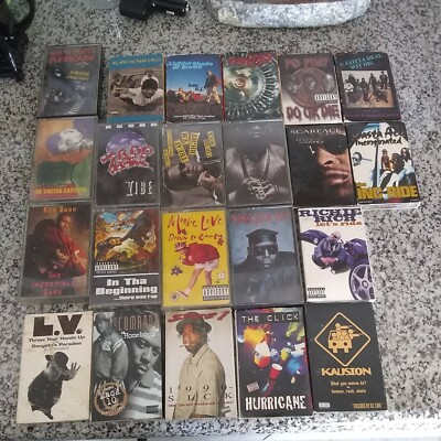 Cassette Lot Rap, Spice 1, The Click, S.C.c. Etc Lot Of 22