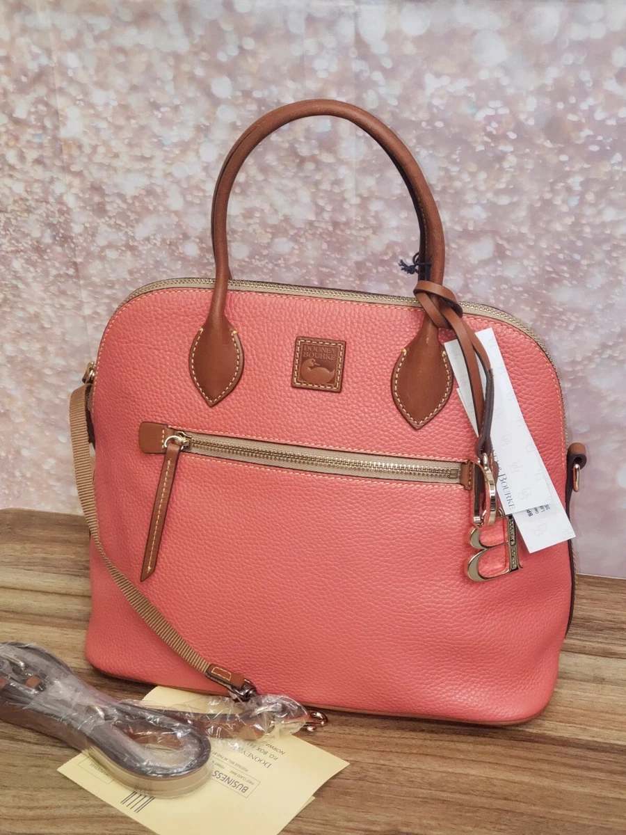 Dooney & Bourke Domed Pebble Leather Satchel