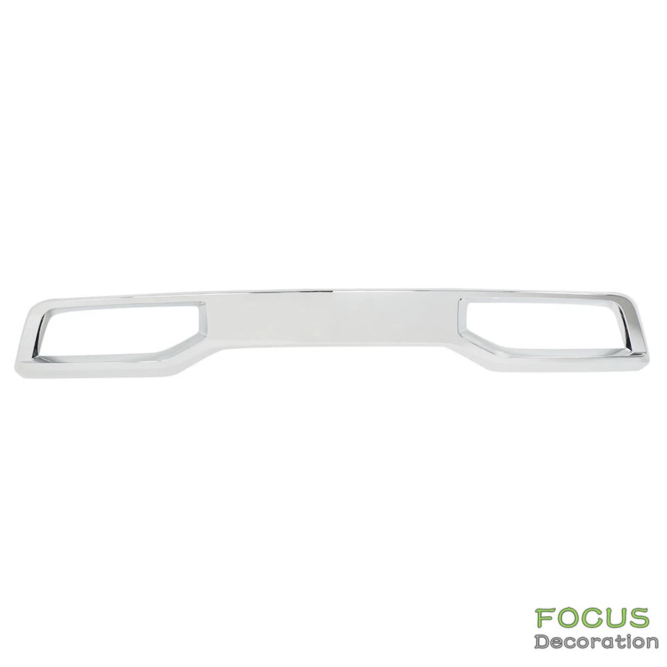 Cubierta de placa de deslizamiento de parachoques delantero cromada para Chevrolet Silverado 1500 2019-2021 Foto 3 de 4