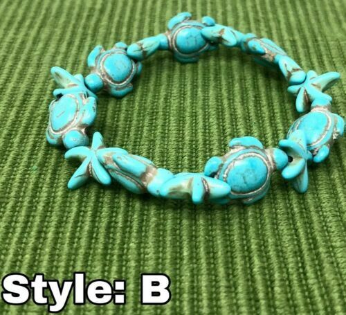 Turquoise turtle bracelet clearance