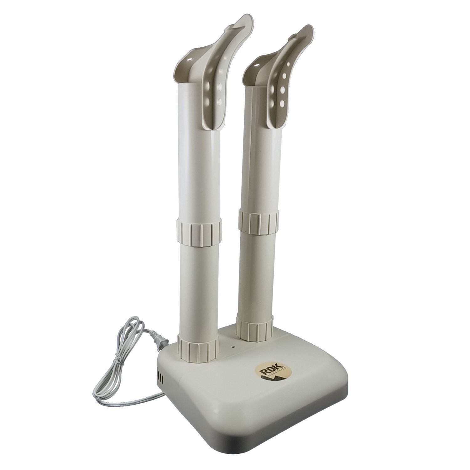 ROK Industries Fast and Silent 4-Shoe Electric Boot Dryer Warmer Thermal Convection Wet Footwear and Glove Heater