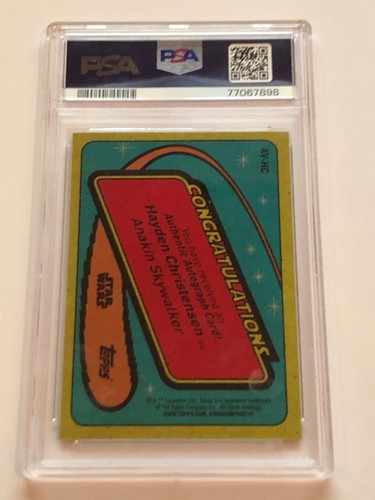 2022 Topps Star Wars Signature Series Hayden Christensen Anakin Auto /50 ๐ฅ๐ฅ๐ฅ - Picture 4 of 4