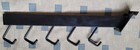 Slatwall Accessories Black 5-J-Hook Waterfall  Box of 12- Black Metal S18617BL
