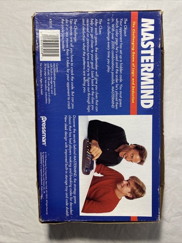 1996 Pressman Mastermind Board Game Toy Board game Vintage Factory Sealed NEW - Picture 5 of 5