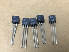 2 PC  SGS-THOMSON  BC447 TRANSISTOR