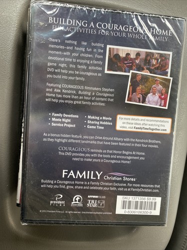 Building A Courageous Home (DVD, 2011) Christian Family Faith BRAND NEW - Picture 2 of 2
