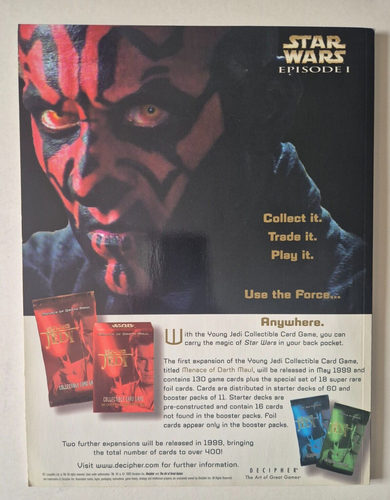 Star Wars Episode 1 The Phantom Menace Official Souvenir Magazine - 1999 - Picture 2 of 2
