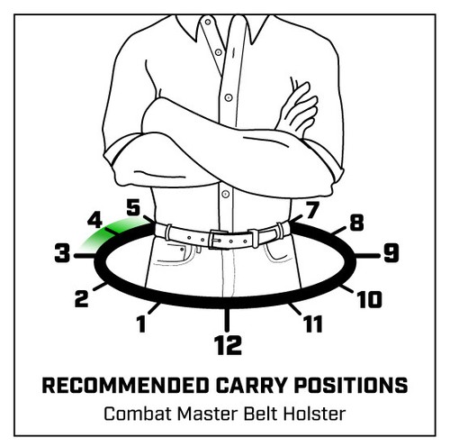 Galco Combat Master Belt Holster For Colt 5" 1911, Kimber 5" 1911 - Picture 3 of 13