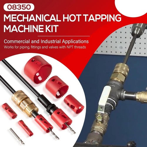 Tool 08350 DM3MECH Mechanical Hot Tapping Machine Complete Kit for NPT - Picture 2 of 20
