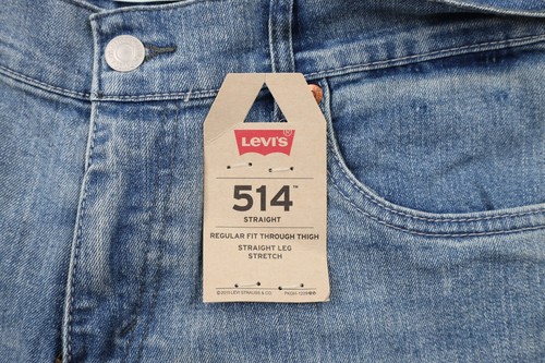New Levis 514 Boys 18 29x29 Stretch Regular Fit Straight Leg Denim Jeans Pants - Picture 8 of 16