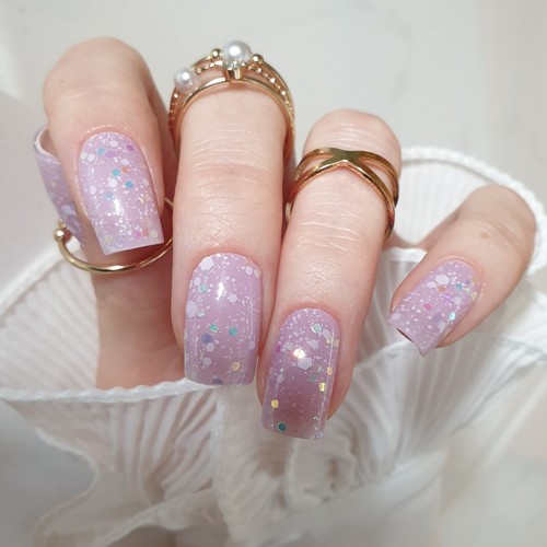 UV-Nagelfolie selbstklebende Nagelfolie Nailwraps Nachtleuchtend - Bild 4 von 7
