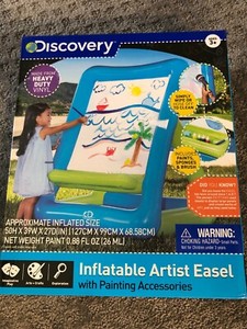 Discovery Inflatable Indoor/outdoor Easel for Kids With Painting Accessories