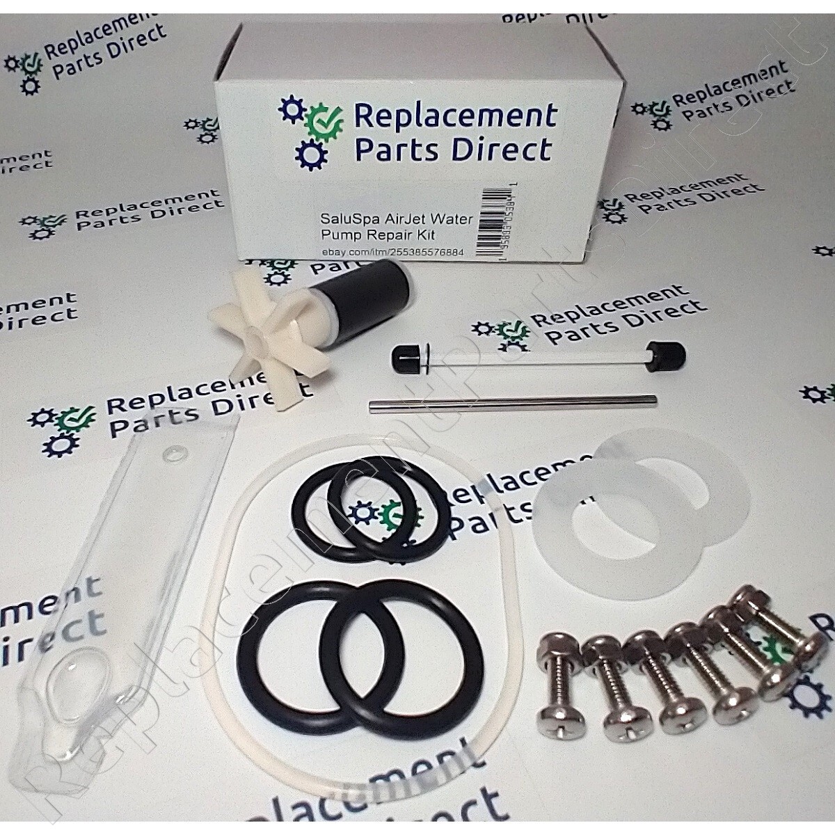 Bestway/Coleman SaluSpa Water Pump Repair Kit w/Impeller, Seals, Screws