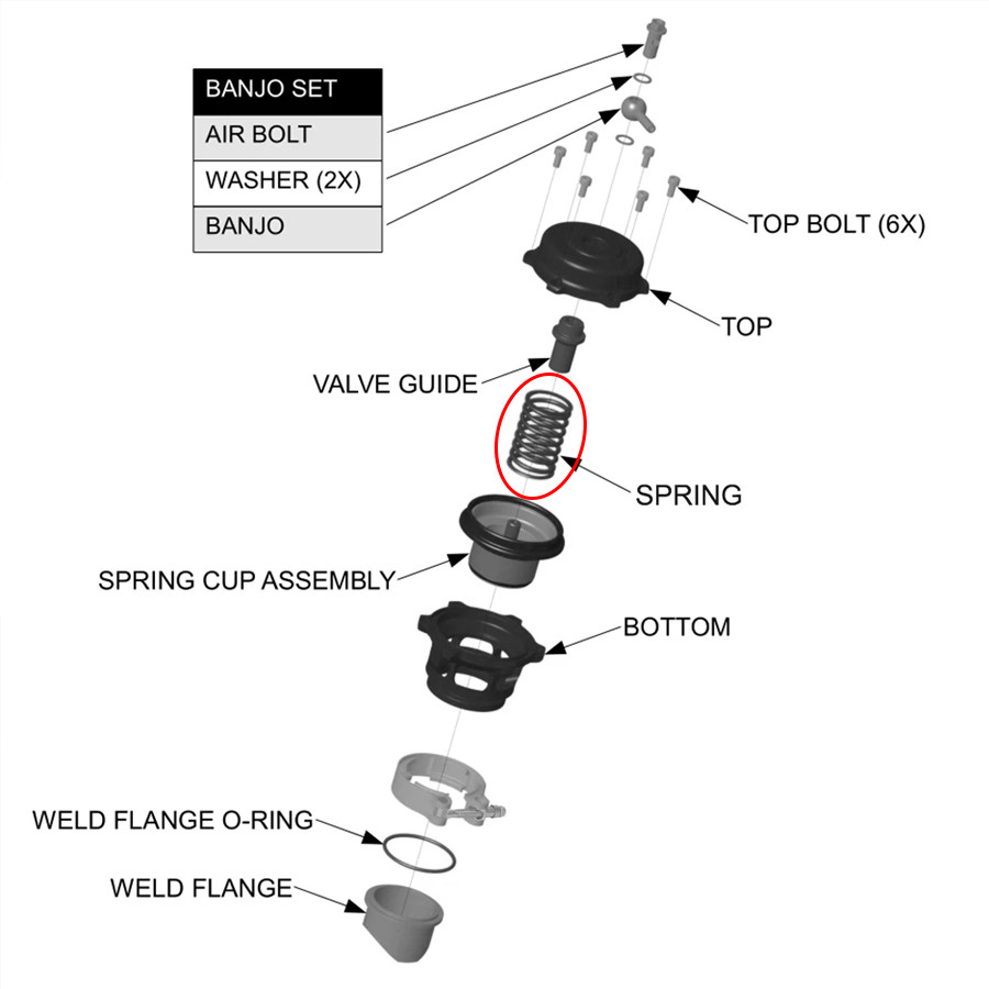 2 PSI Supercharger Spring for Tial 50mm Q QR QRJ BV50 BOV Blow off Valves