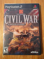 History Channel: Civil War - A Nation Divided - Playstation 2 - BRAND NEW SEALED