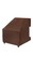elemental dark brown premium polyester chair cover