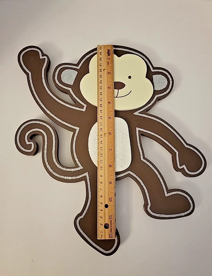 Arte de pared colgante de mono infantil Kidsline para bebé/niño pequeño  Foto 4 de 4
