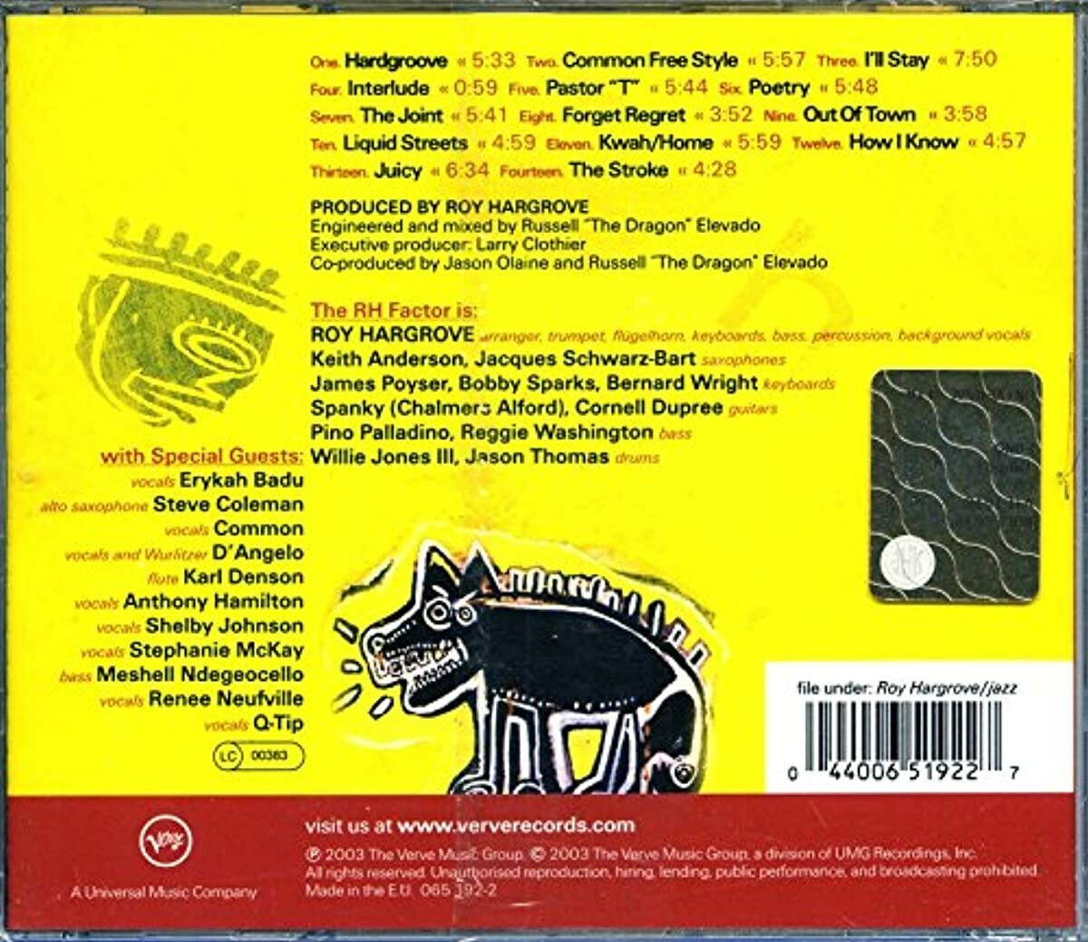 Hard Groove (Audio CD) Roy Hargrove & The Rh Factor | eBay