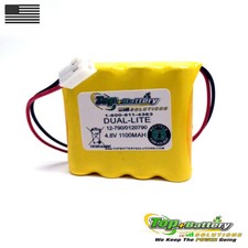 Dual-Lite Emergency Lighting Battery 4.8 For 12-790 0120790 NABC 721259000 Qty.1