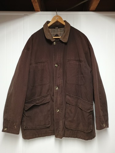 Sears Fieldmaster Chore Jacket Barn Coat Men's XL - Plaid Lining