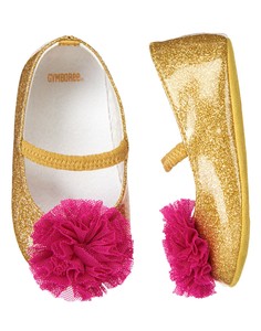 GYMBOREE Spring Dressy Easter Baby Girl Crib Shoes Sandals Pink Size 1 2 3 NEW
