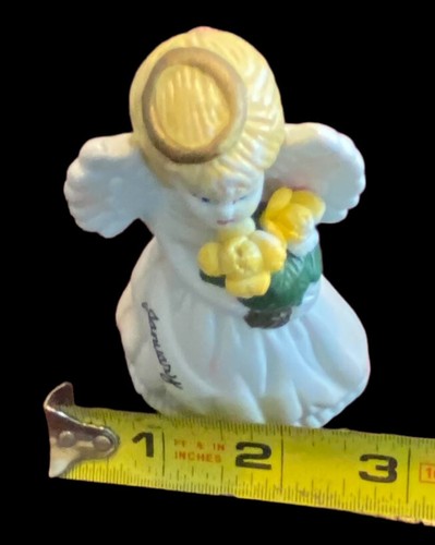 Vintage Divine Dozen Angel of the Month JANUARY Birthday - Picture 6 of 8