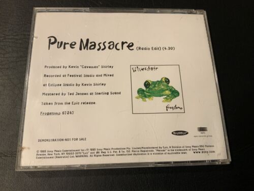 Silverchair - PURE MASSACRE Demo RARE 1995 Murmur Epic Sony CD ESK 7275 - Picture 2 of 4
